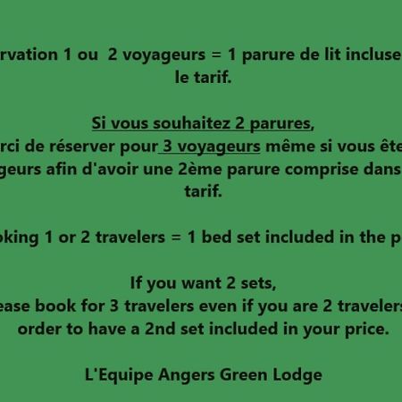 Angers Green Lodge Екстериор снимка