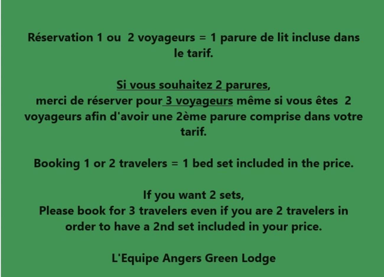 Angers Green Lodge Екстериор снимка